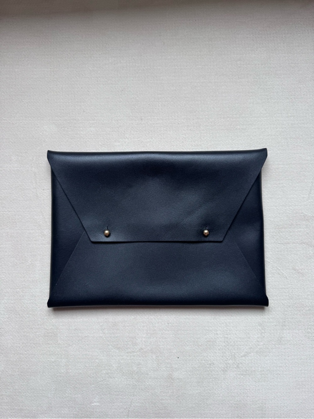 tribe alive Leather Envelope Clutch - Black